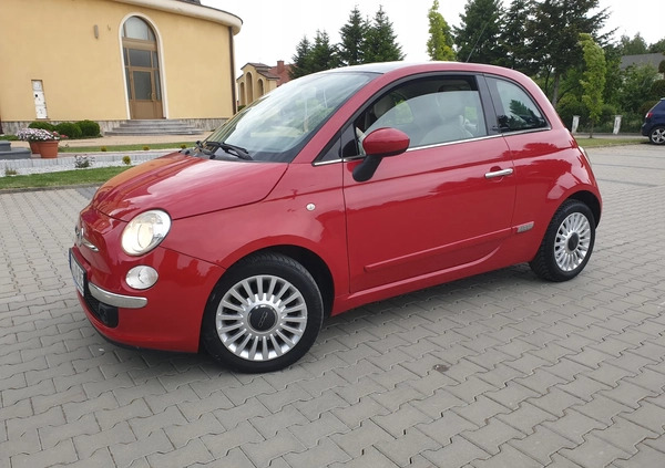 Fiat 500 cena 21900 przebieg: 110759, rok produkcji 2010 z Rzeszów małe 742